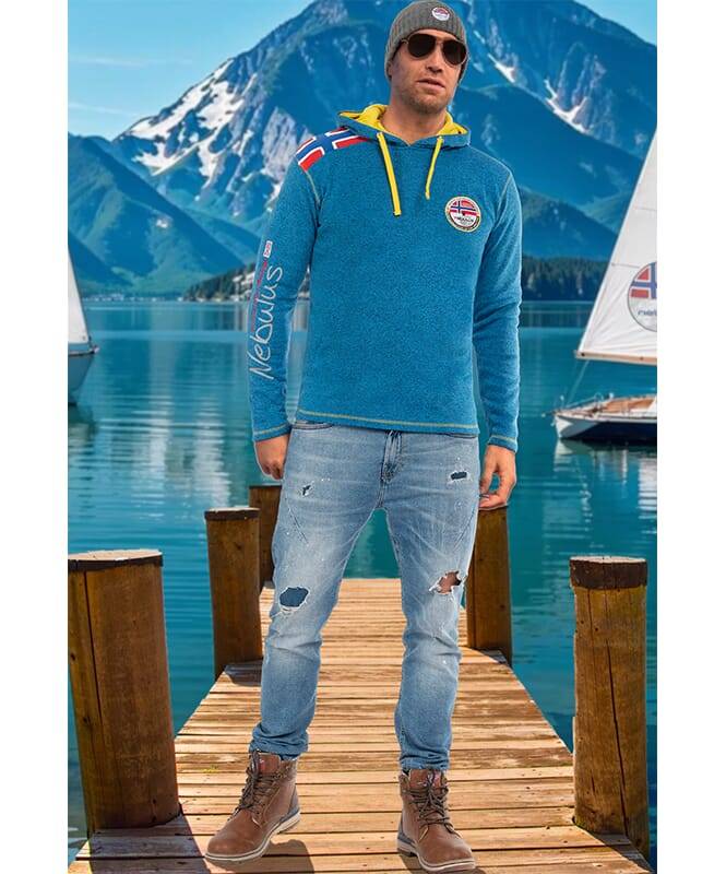 Nebulus Fleecepullover FLAGGY Herren Zeitlich begrenztes Angebot
