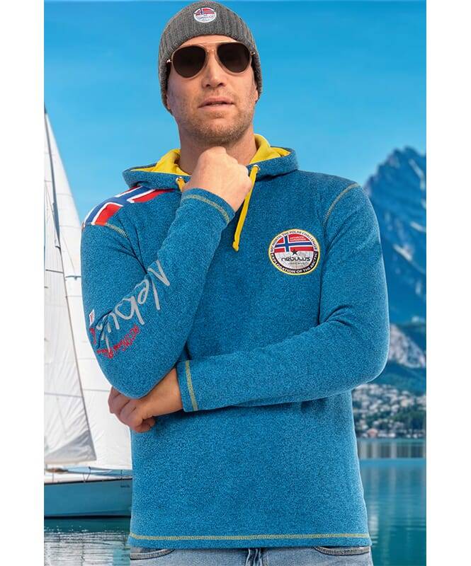 Nebulus Fleecepullover FLAGGY Herren Zeitlich begrenztes Angebot