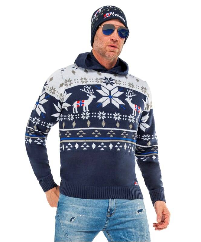 Nebulus Norweger Strick-Hoodie NORJAN Herren JETZT KAUFEN