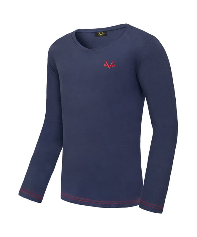 Nebulus 19V69 Langarmshirt V-Neck Herren Nur für heute