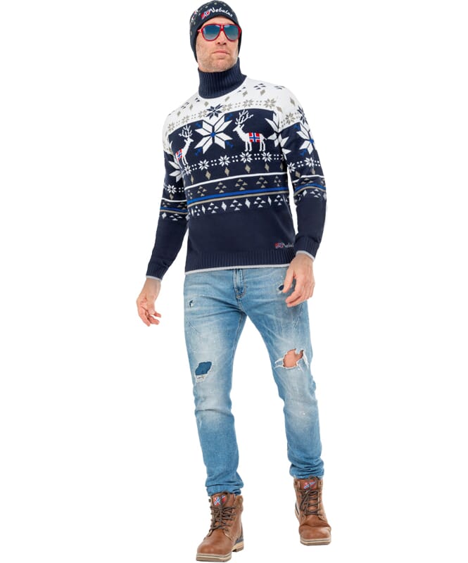 Nebulus Norweger Strickpullover STAG Herren Outlet