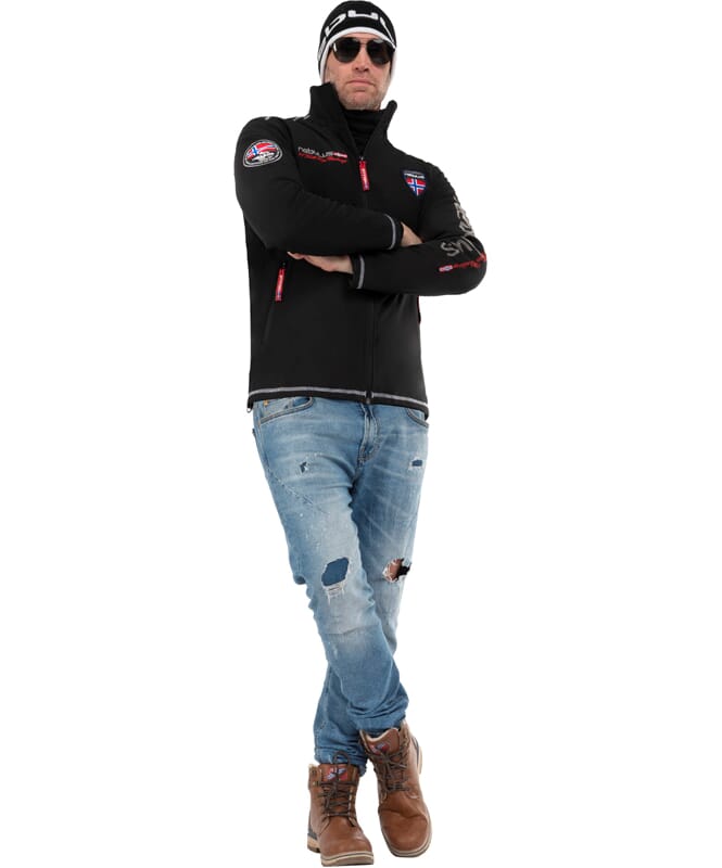 Nebulus Winter-Softshelljacke Teddyfell STYLER FUR Herren im Angebot