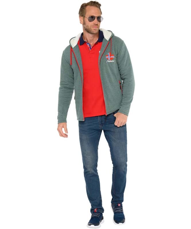 Nebulus Fleecejacke mit Teddyfell BRITANNIA Herren Sonderangebot