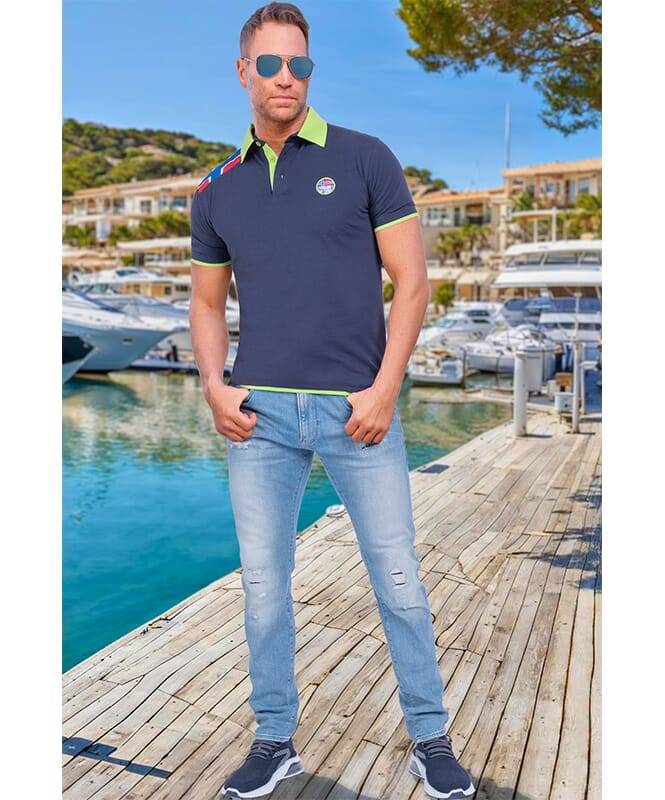 Nebulus Poloshirt NEBFLAG Herren Preisnachlass
