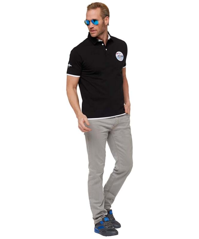 Nebulus Poloshirt OCEAN-BLUE Herren Räumungsverkauf
