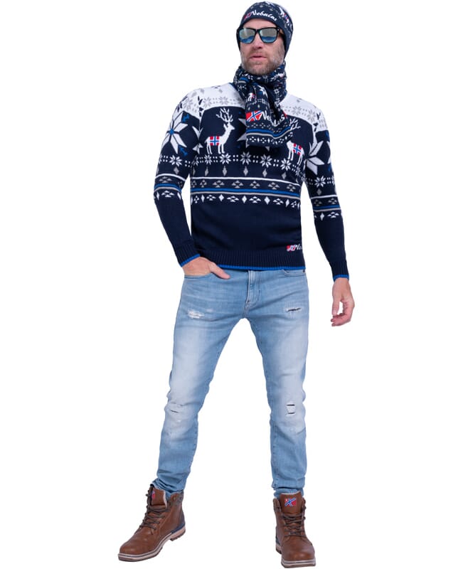 Nebulus Norweger Pullover BREEN Herren Sonderangebote
