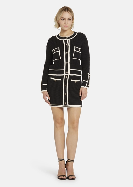 ﻿Nicowa Oversized cardigan - IDOWIA in BLACKarticle number NC8A22104019E-002 Valentinstagsangebot