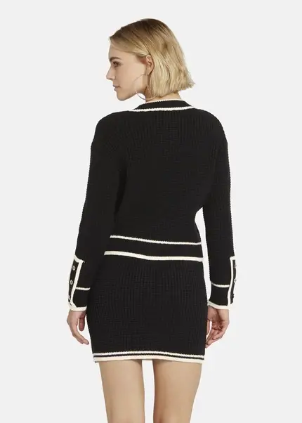﻿Nicowa Oversized cardigan - IDOWIA in BLACKarticle number NC8A22104019E-002 Valentinstagsangebot