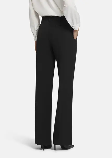 Nicowa Wide Leg Twill Pants - VINIWIA in BLACKarticle number NC9A24003019E-002 Top Angebot
