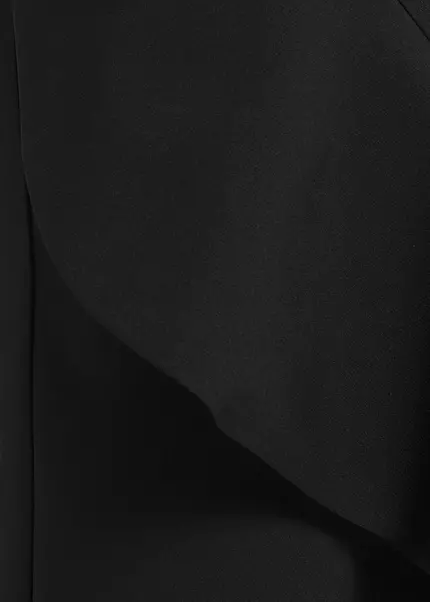 Nicowa Twill Ruffle Skirt - LOWIANA in BLACKarticle number NC9A24004019E-002 Online Outlet