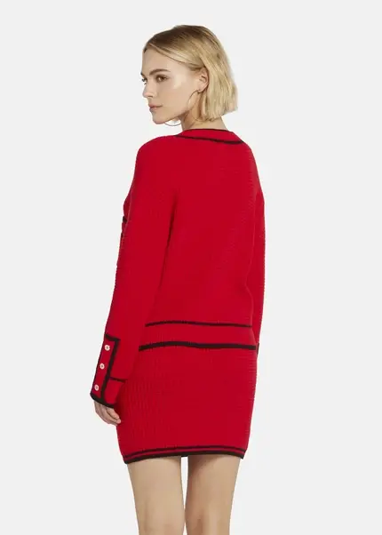 Nicowa Oversized cardigan - IDOWIA in REDarticle number NC8A22104014E-014 Exklusive Angebote