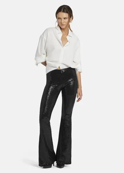 Nicowa Jersey Sequin Pants - VICOWI in BLACKarticle number NC9A22908019E-002 Große Rabatte
