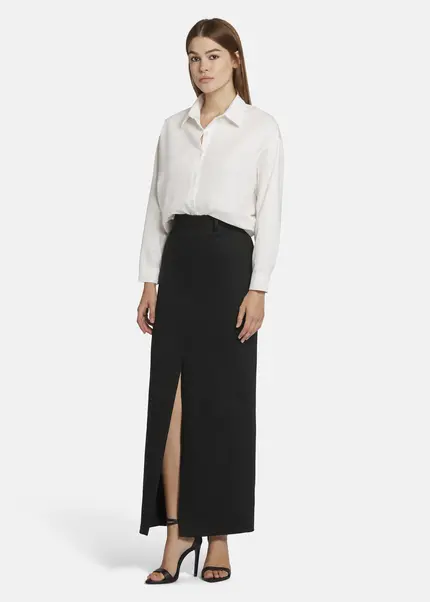 Nicowa Maxi twill skirt TRENALA in BLACKarticle number NC9A22401019E-002 Neuheiten