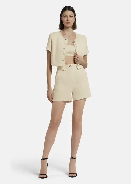 Nicowa Casual Bouclé shorts - PALOWI in CREAMarticle number NC9A12604011E-072 Tägliche Deals