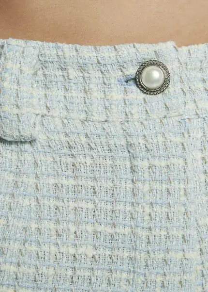 Nicowa Casual Bouclé shorts - PALOWI in LIGHT BLUEarticle number NC9A12604025E-025 Sonderangebote
