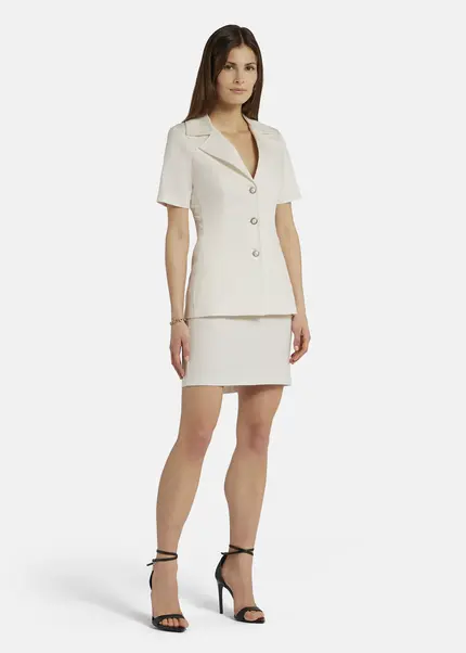 Nicowa Classic sheath skirt - TRECAWI in WHITEarticle number NC9A12402011E-004 Riesige Ersparnisse