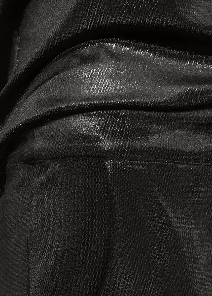 Nicowa Loose trousers made of lamé velvet RIMBIO in BLACK LAMÉarticle number NC8A22508019E-002 Super Sparpreis