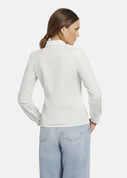 Nicowa Fitted shirt with shoulder pads - CAMIWA in WHITEarticle number NC9A22404011E-004 Bis zu 65% Rabatt