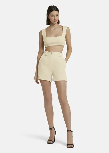 Nicowa Bouclé bustier - JALINOWA in CREAMarticle number NC9A12603011E-072 Sonderangebot der Fabrik