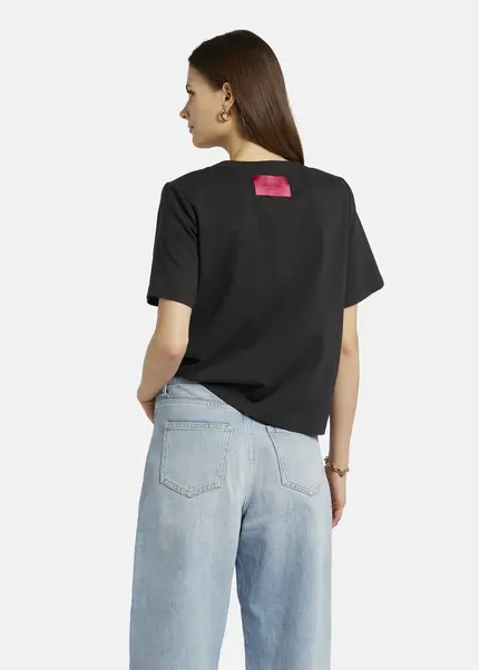 Nicowa T-shirt with shoulder pads -DILAWIA in BLACKarticle number NC9A12403019E-002 Discount Store für neue Produkte