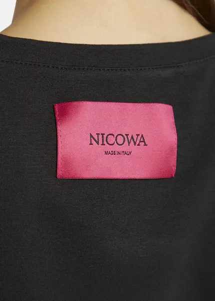 Nicowa T-shirt with shoulder pads -DILAWIA in BLACKarticle number NC9A12403019E-002 Discount Store für neue Produkte