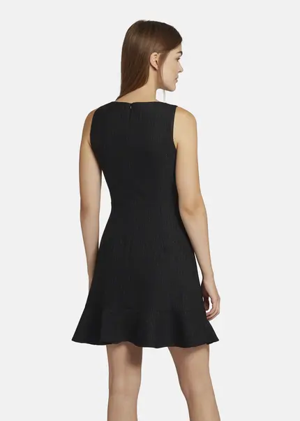 Nicowa Mini shift dress with flounce - ENAWIA in BLACKarticle number NC9A22901019E-002 Riesige Rabatte