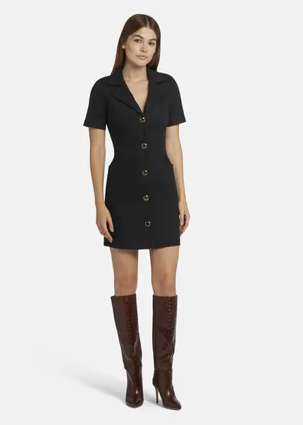 Nicowa Short blazer dress with pockets RILONA in BLACKarticle number NC9A22402019E-002 Begrenzt auf 3 Tage