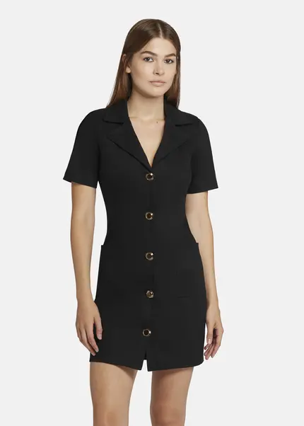 Nicowa Short blazer dress with pockets RILONA in BLACKarticle number NC9A22402019E-002 Begrenzt auf 3 Tage