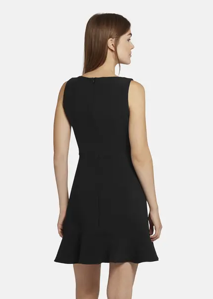 Nicowa Mini shift dress with flounce - ENAWIA in BLACKarticle number NC9A22902019E-002 Black Friday Preise