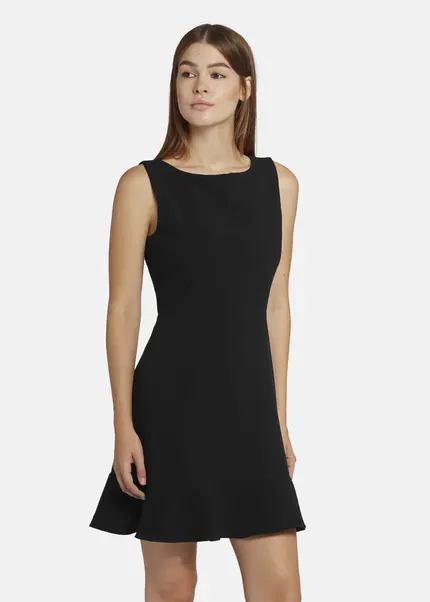 Nicowa Mini shift dress with flounce - ENAWIA in BLACKarticle number NC9A22902019E-002 Black Friday Preise