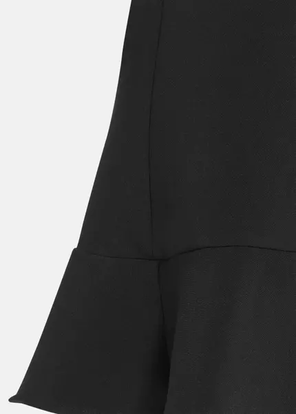 Nicowa Mini shift dress with flounce - ENAWIA in BLACKarticle number NC9A22902019E-002 Black Friday Preise