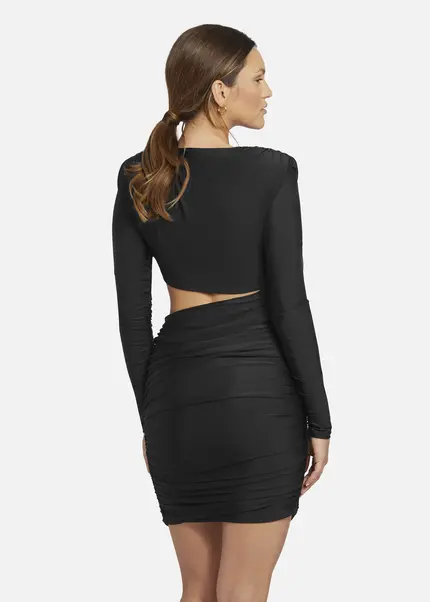Nicowa Draped Mini Dress - OCAWI MINI in BLACKarticle number NC9A24013019E-002 2025