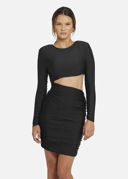 Nicowa Draped Mini Dress - OCAWI MINI in BLACKarticle number NC9A24013019E-002 2025