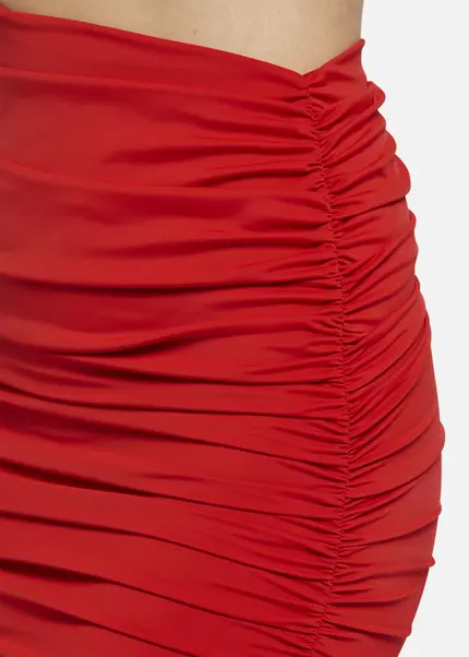 Nicowa Draped Mini Dress - OCAWI MINI in REDarticle number NC9A24012014E-014 Online
