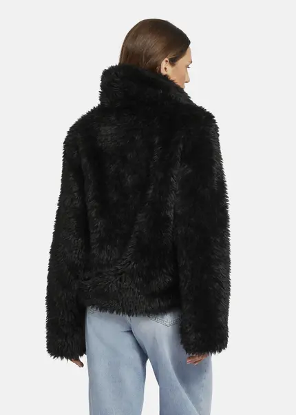 Nicowa Eco-shearling jacket - FANIWO in BLACKarticle number NC9A22906019E-002 Blitzverkäufe