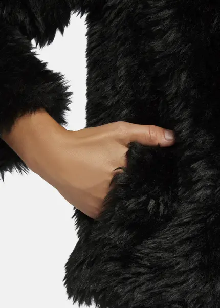 Nicowa Eco-shearling jacket - FANIWO in BLACKarticle number NC9A22906019E-002 Blitzverkäufe