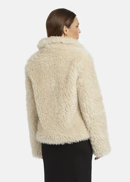 Nicowa Eco-shearling jacket - FANIWO in CREAMarticle number NC9A22906012E-072 Kostenloser Versand