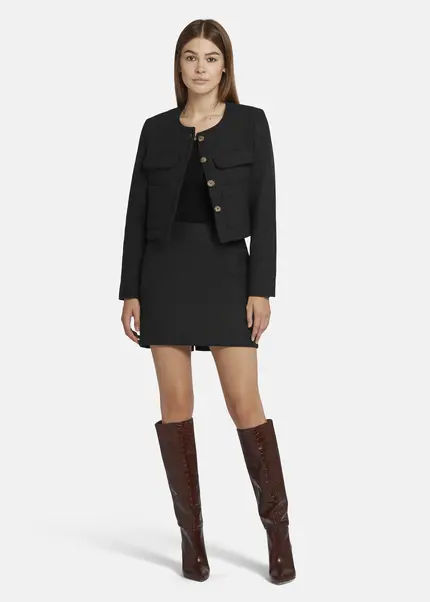 Nicowa Wool jacket with pockets - LANEVIA in ANTHRACITEarticle number NC9A22803038E-007 Limitierter Zeitrabatt