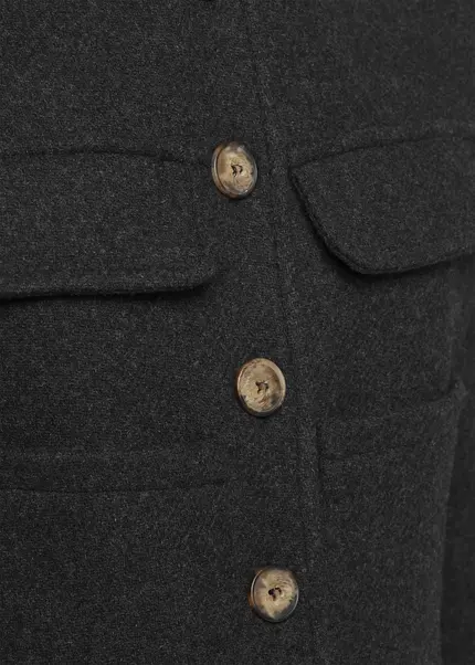 Nicowa Wool jacket with pockets - LANEVIA in ANTHRACITEarticle number NC9A22803038E-007 Limitierter Zeitrabatt