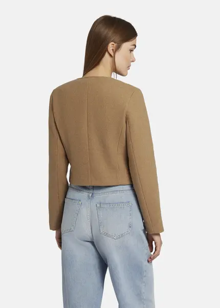 Nicowa Wool jacket with pockets - LANEVIA in BEIGEarticle number NC9A22803010E-138 Fabrik Onlineshop