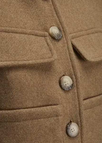 Nicowa Wool jacket with pockets - LANEVIA in BEIGEarticle number NC9A22803010E-138 Fabrik Onlineshop