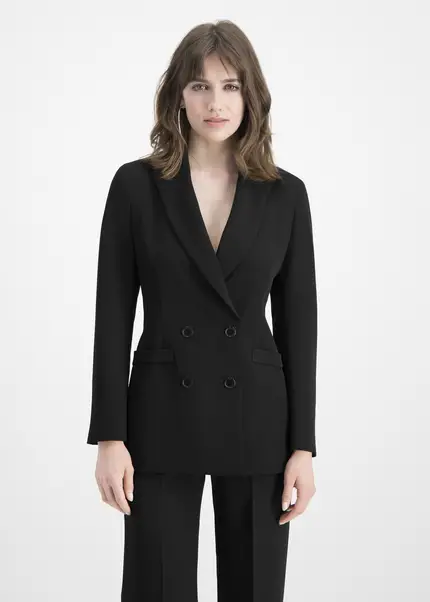 Nicowa Oversized twill blazer in BLACKarticle number NC7A12003019E-002 Fabrikpreis