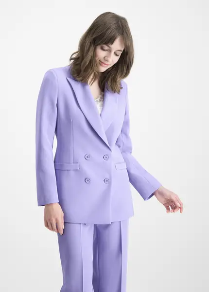 Nicowa Oversized twill blazer in LILAarticle number NC7A12002064E-145 Günstig kaufen
