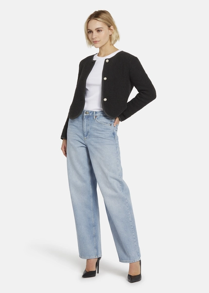 Nicowa Wool cardigan jacket - ADIWO in BLACKarticle number NC8A22019019E-002 Großer Ausverkauf