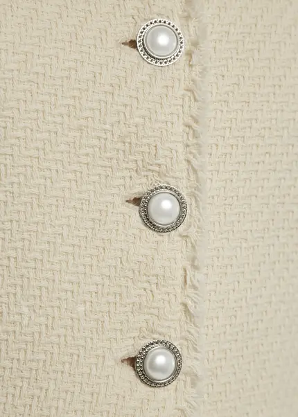 Nicowa Cropped Bouclé blazer - BIANCIWO in CREAMarticle number NC9A12605011E-072 Flash Sale