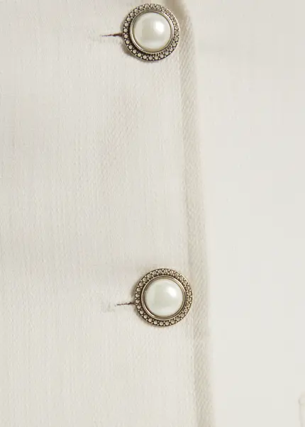 Nicowa Short sleeved blazer - RILAWA in WHITEarticle number NC9A12401011E-004 Online Shopping
