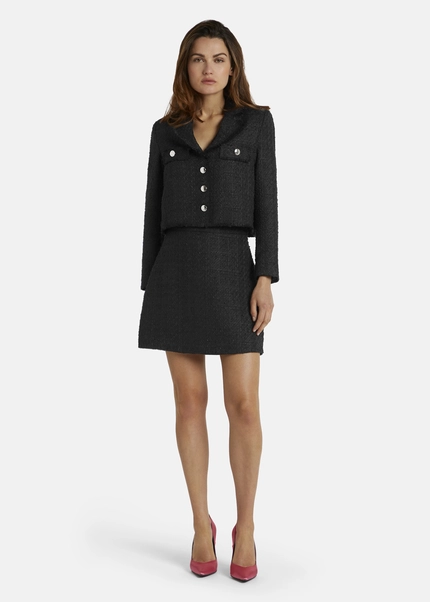 Nicowa Cropped blazer in bouclé - BAGIWO in BLACKarticle number NC7A32002019E-002 Cyber Monday