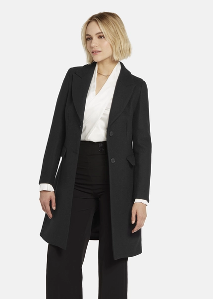 Nicowa Classic wool coat - CAPPOWA in BLACKarticle number NC8A22402019E-002 Valentinstagsangebot
