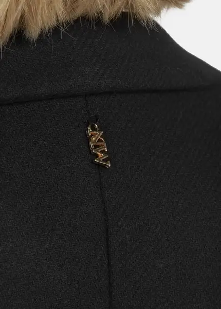 Nicowa Classic wool coat - CAPPOWA in BLACKarticle number NC8A22402019E-002 Valentinstagsangebot