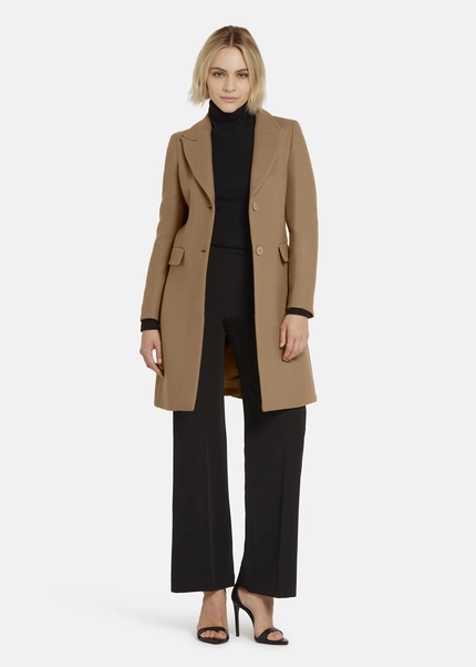Nicowa Classic wool coat - CAPPOWA in CAMELarticle number NC8A22402022E-101 Jubiläumsangebot